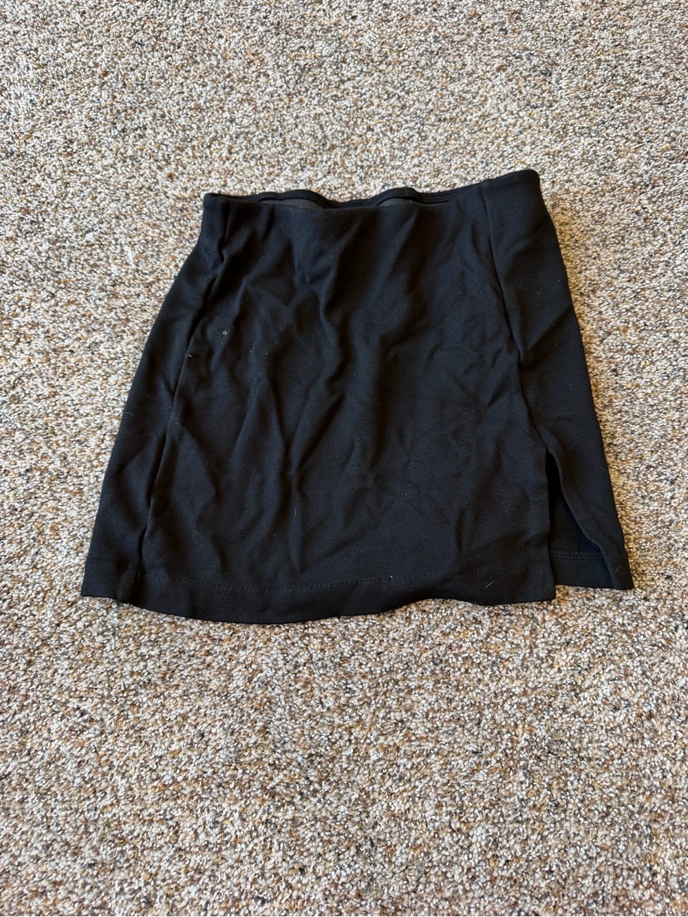 H&M Divided Black Bodycon Mini Skirt XXS Stretch Pull On Basic Y2K
